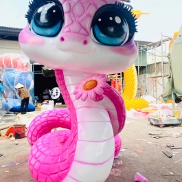 Tượng Trang Trí Linh Vật Rắn 