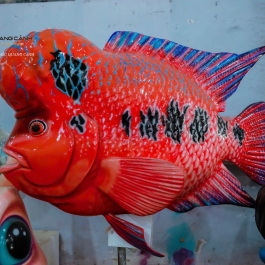 Tượng Cá Mô Hình Composite Trang Trí 