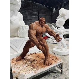 Tượng Người Khổng Lồ Xanh Bằng Composite