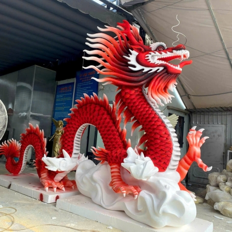 Mô hình rồng bằng mút xốp: Hướng dẫn chọn và thi công sự kiện