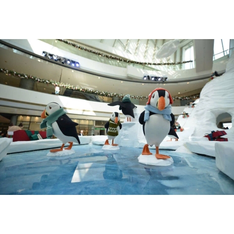      Mô Hình Mút Xốp Chim Cánh Cụt Và Thiên Nga: Lãng Mạn Hóa Tiểu Cảnh Sân Vườn Và Hồ Bơi