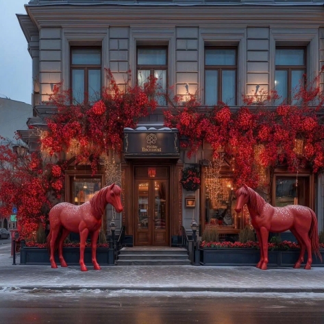 Mô hình check in Tết 2026 đẹp - Xu hướng trang trí Bính Ngọ