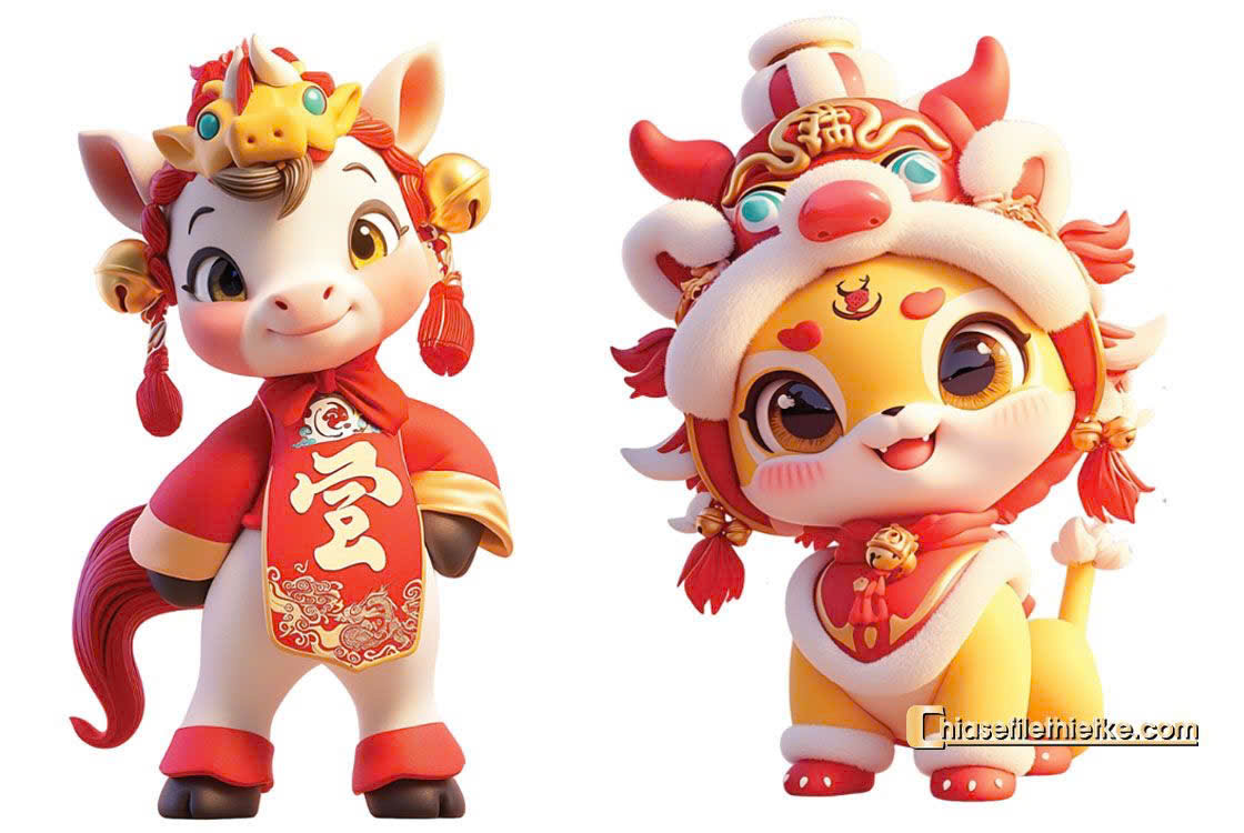 mo-hinh-ngua-chibi-bang-xop