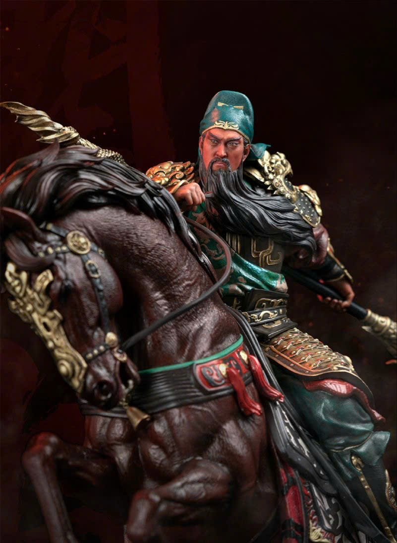 mô hình ngựa quan công bằng mút xốp