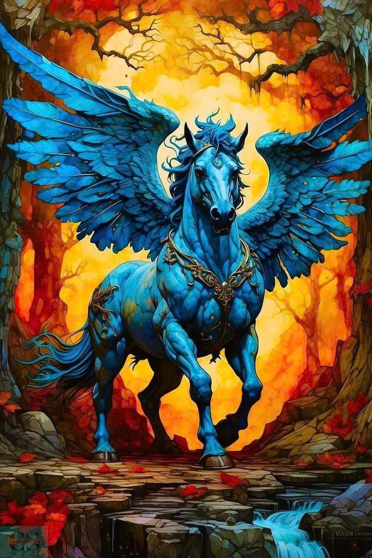 mo-hinh-3d-ngua-voi-hoa-van-trang-tri