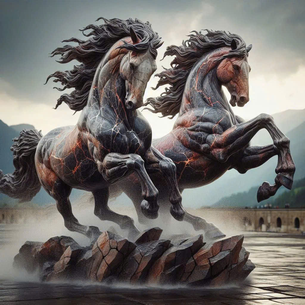 mo-hinh-3d-ngua-voi-hoa-van-trang-tri