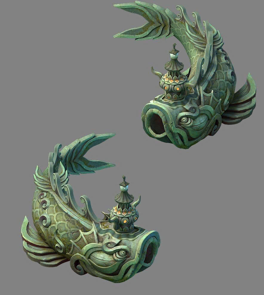 tuong-ca-chep-hoa-rong-bang-xop